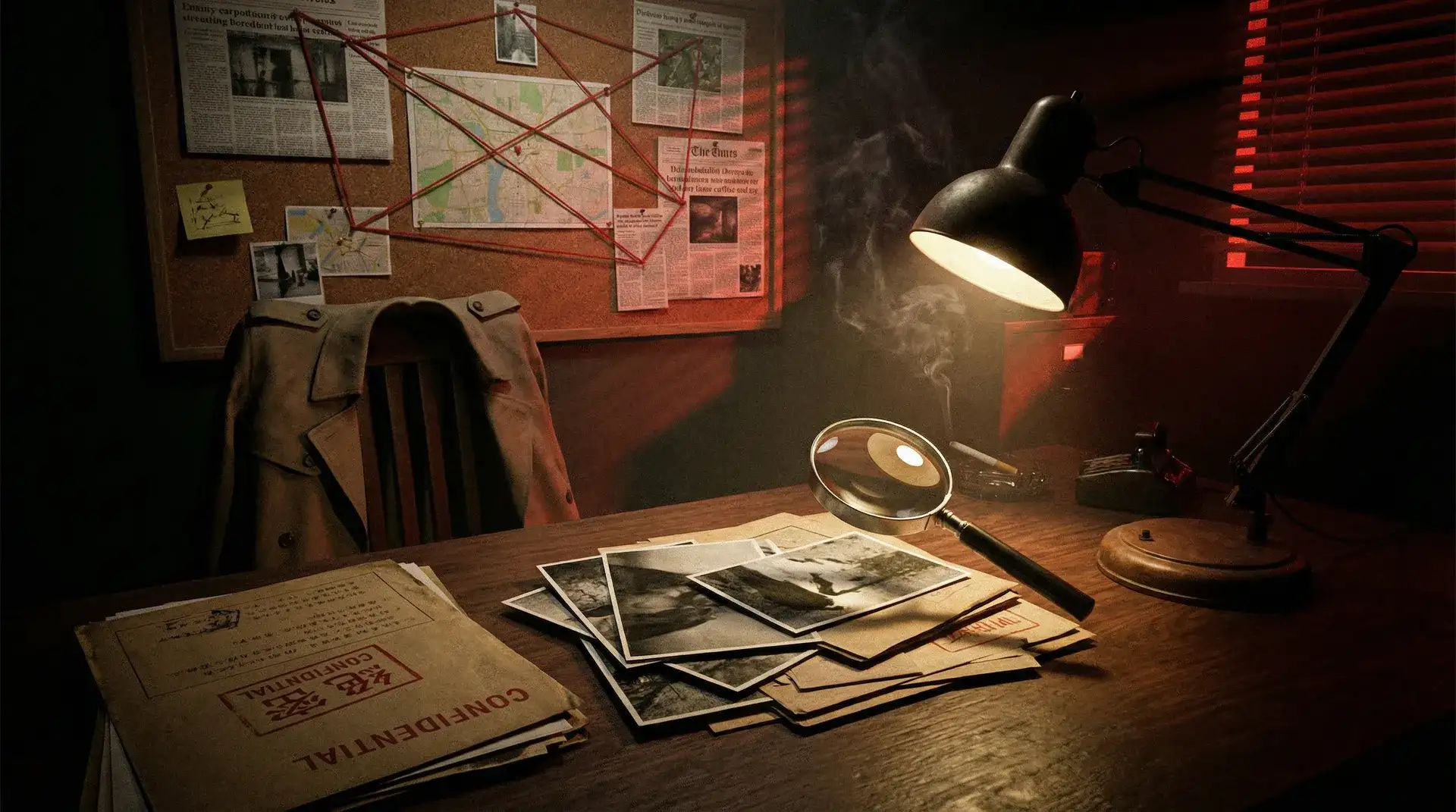 吃瓜视频 - 调查记者办公桌上的线索墙